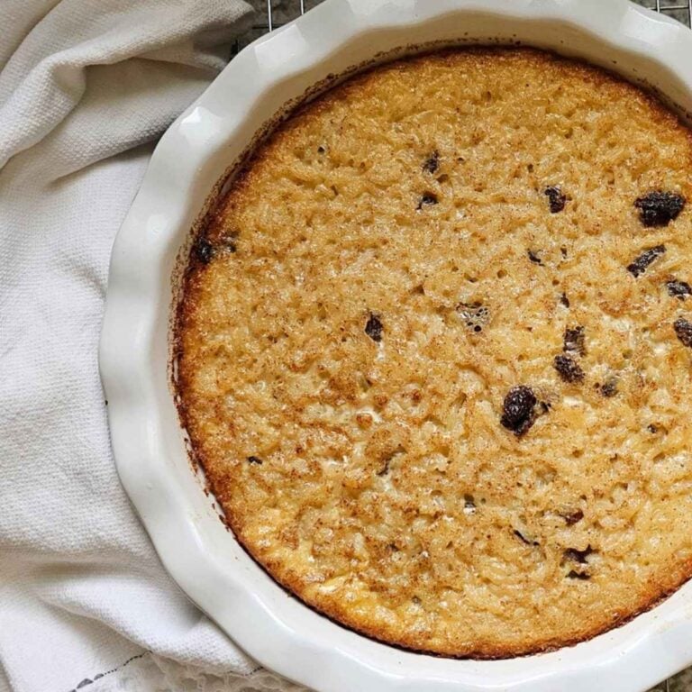 rice custard old fashioned recipe