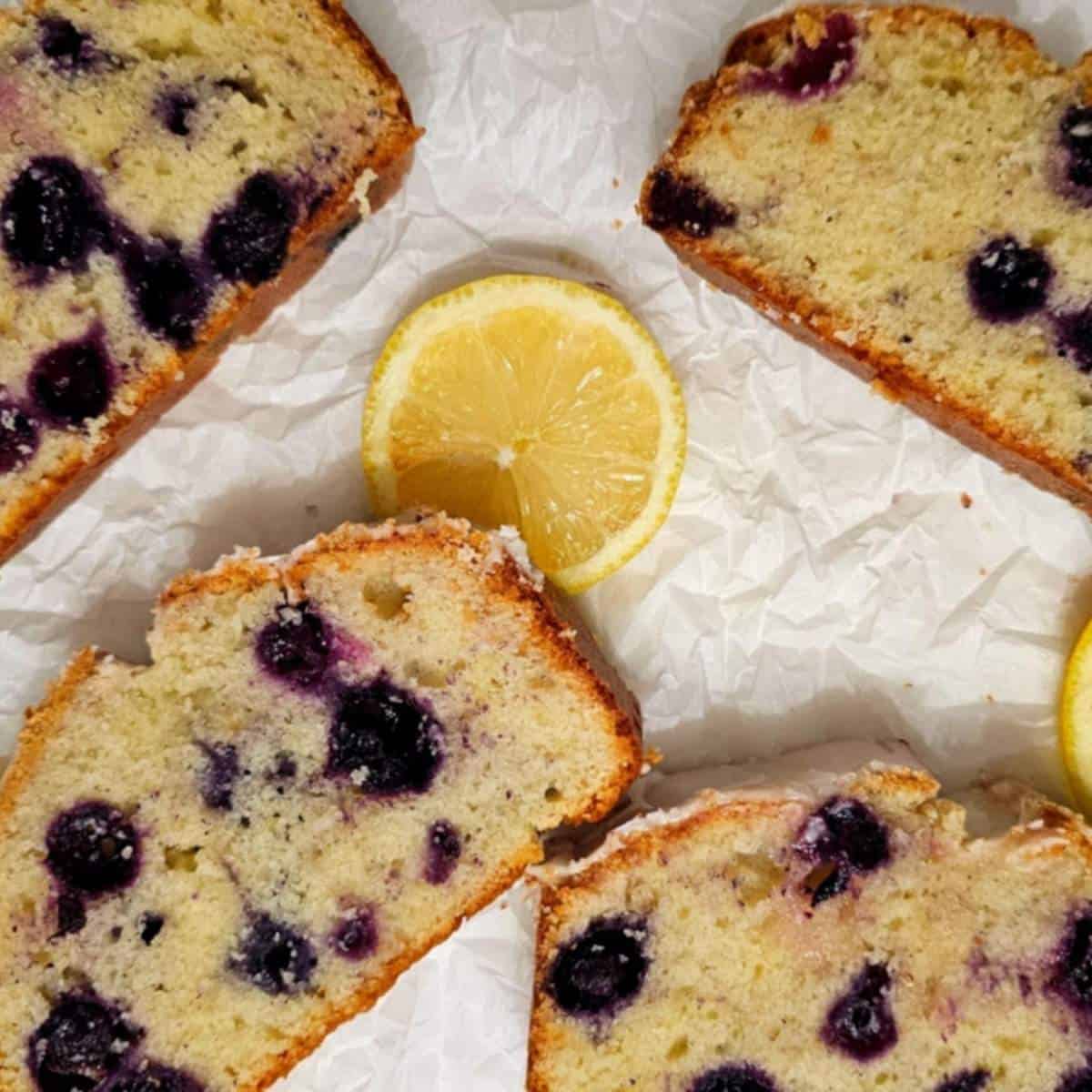 lemon blueberry loaf