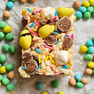 easter rice krispie treat