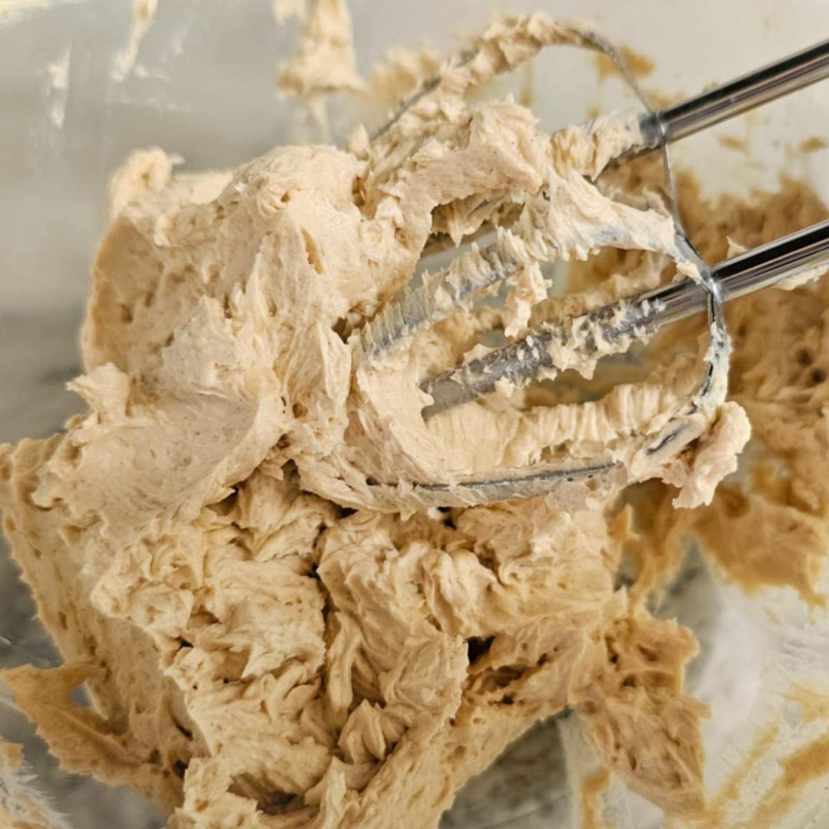 whipped honey butter in a bowl